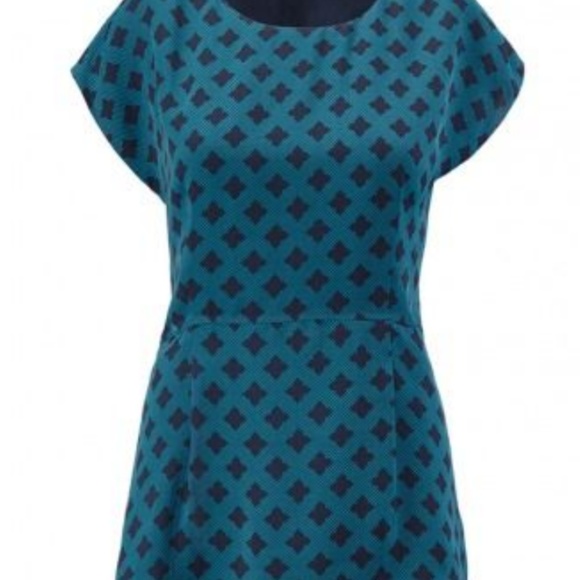 Cabi Style #3274 Pacific Blue Foulard Top - Picture 1 of 5